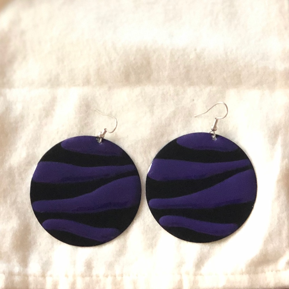 Retro Disc Earrings